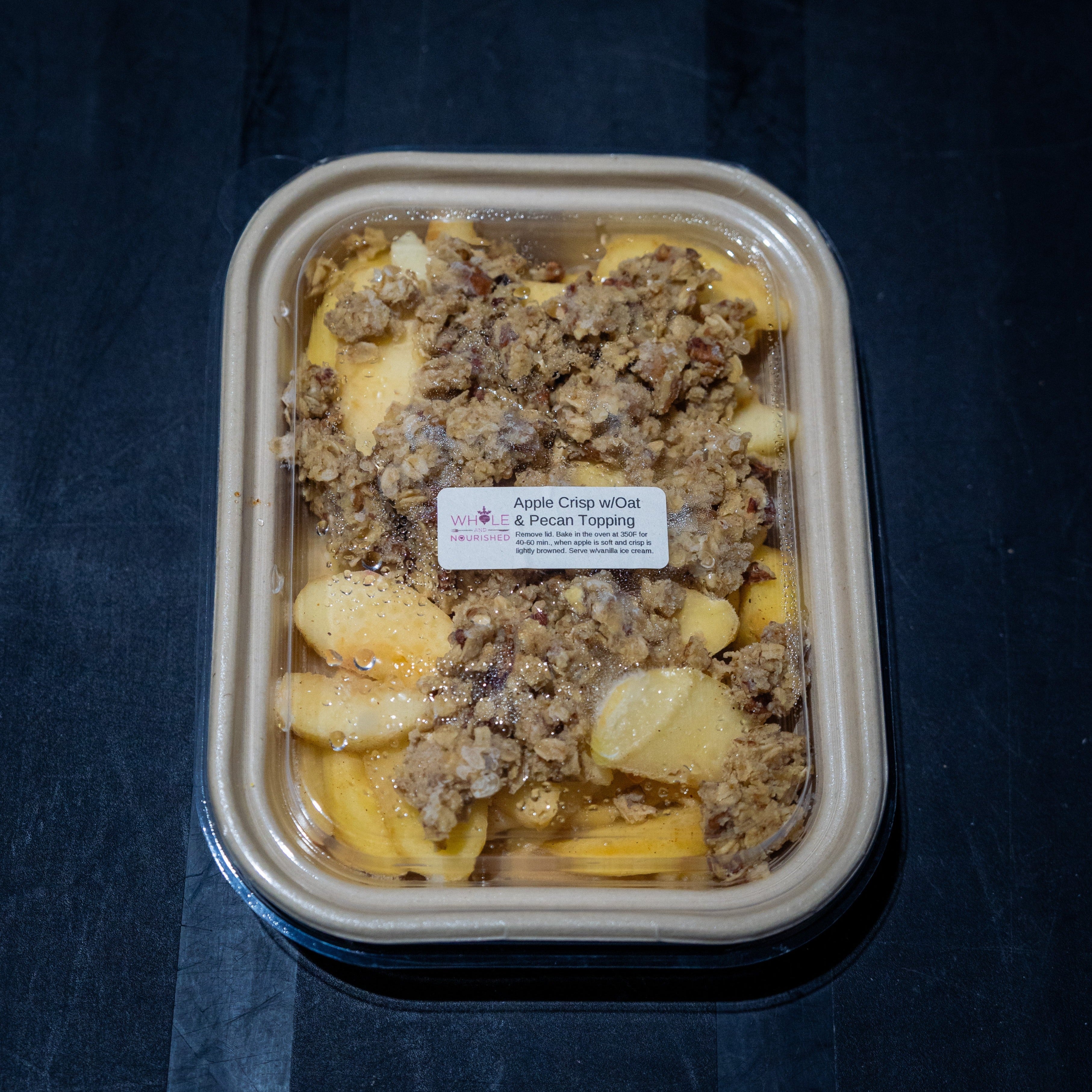 Organic Apple Crisp w/Oat & Pecan Topping - Bake-at-Home