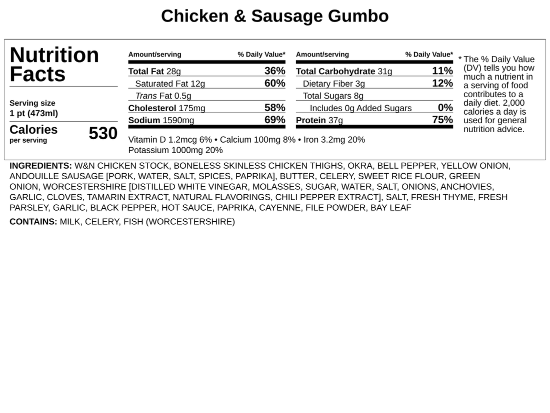 Chicken & Sausage Gumbo