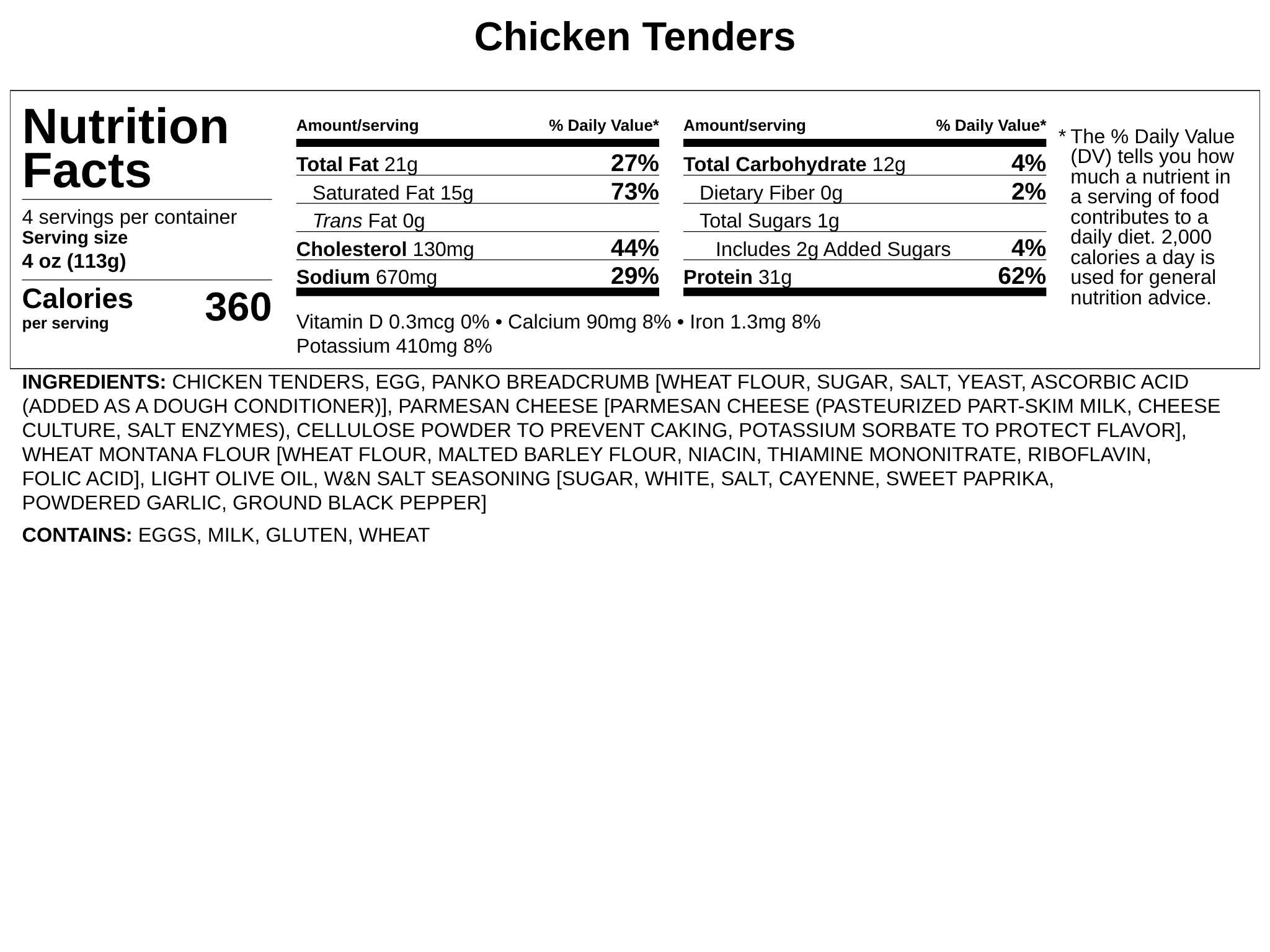 Frozen - Chicken Tenders