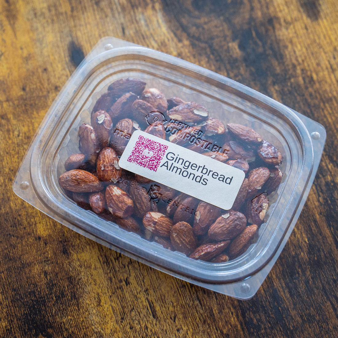 Gingerbread Glazed Almonds