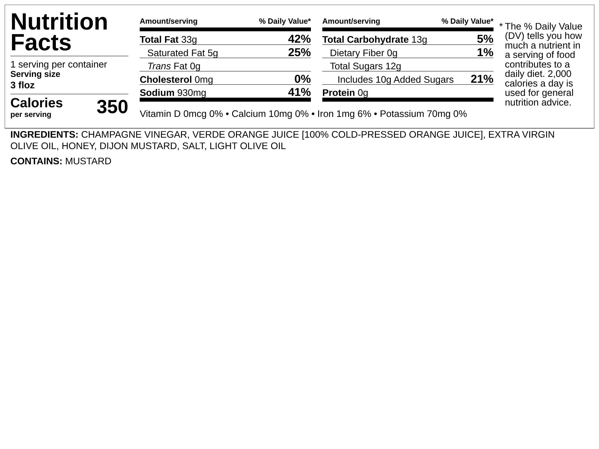 Chopped Salad w/Fresh Veggies, Microgreens, Toasted Almonds & Orange-Champagne Dressing