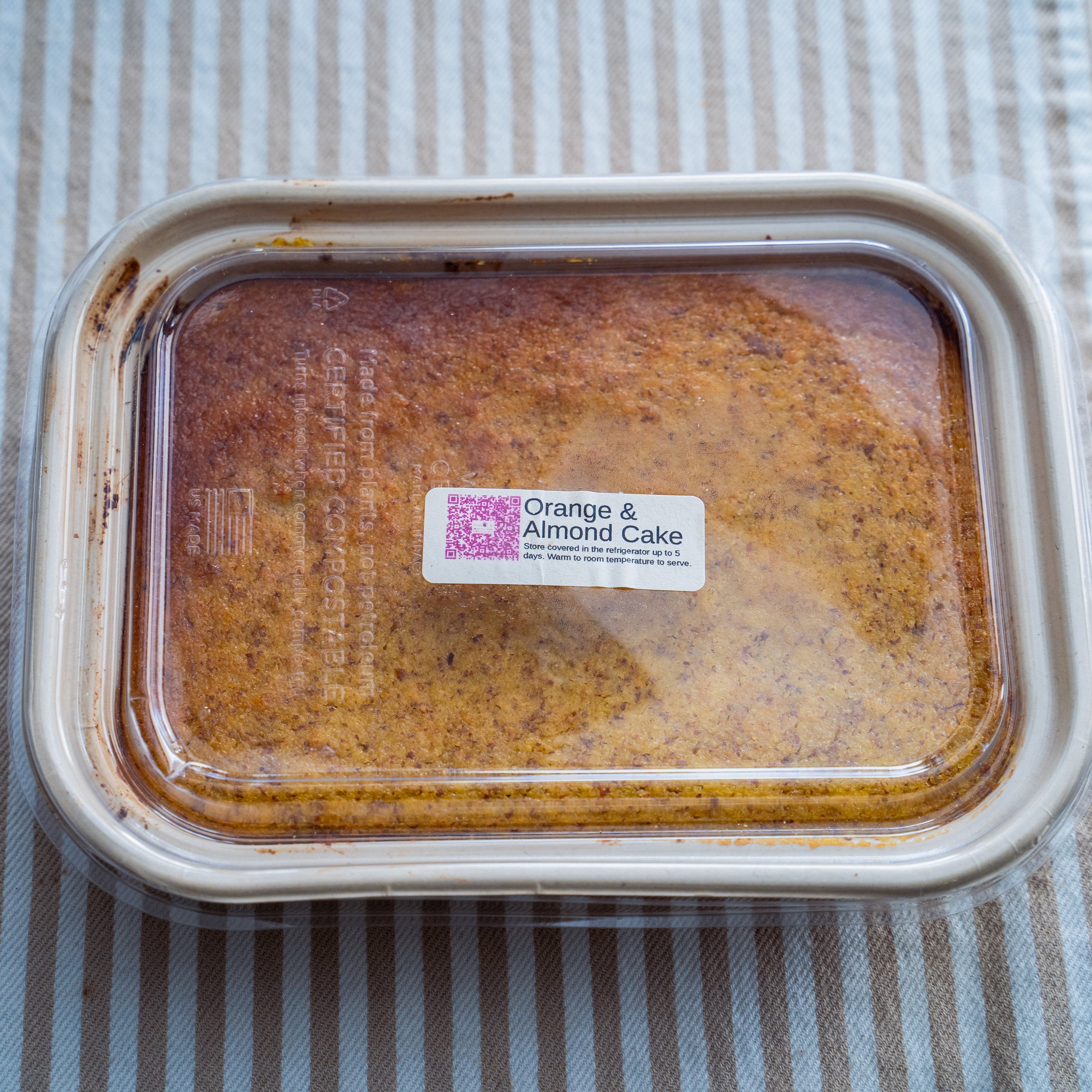 Frozen - Orange & Almond Cake