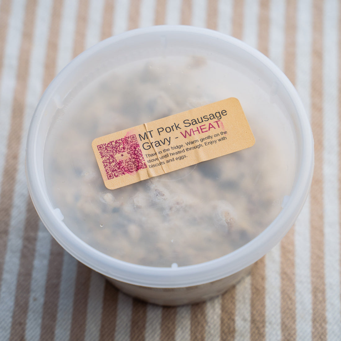 Frozen - MT Pork Sausage Gravy - WHEAT