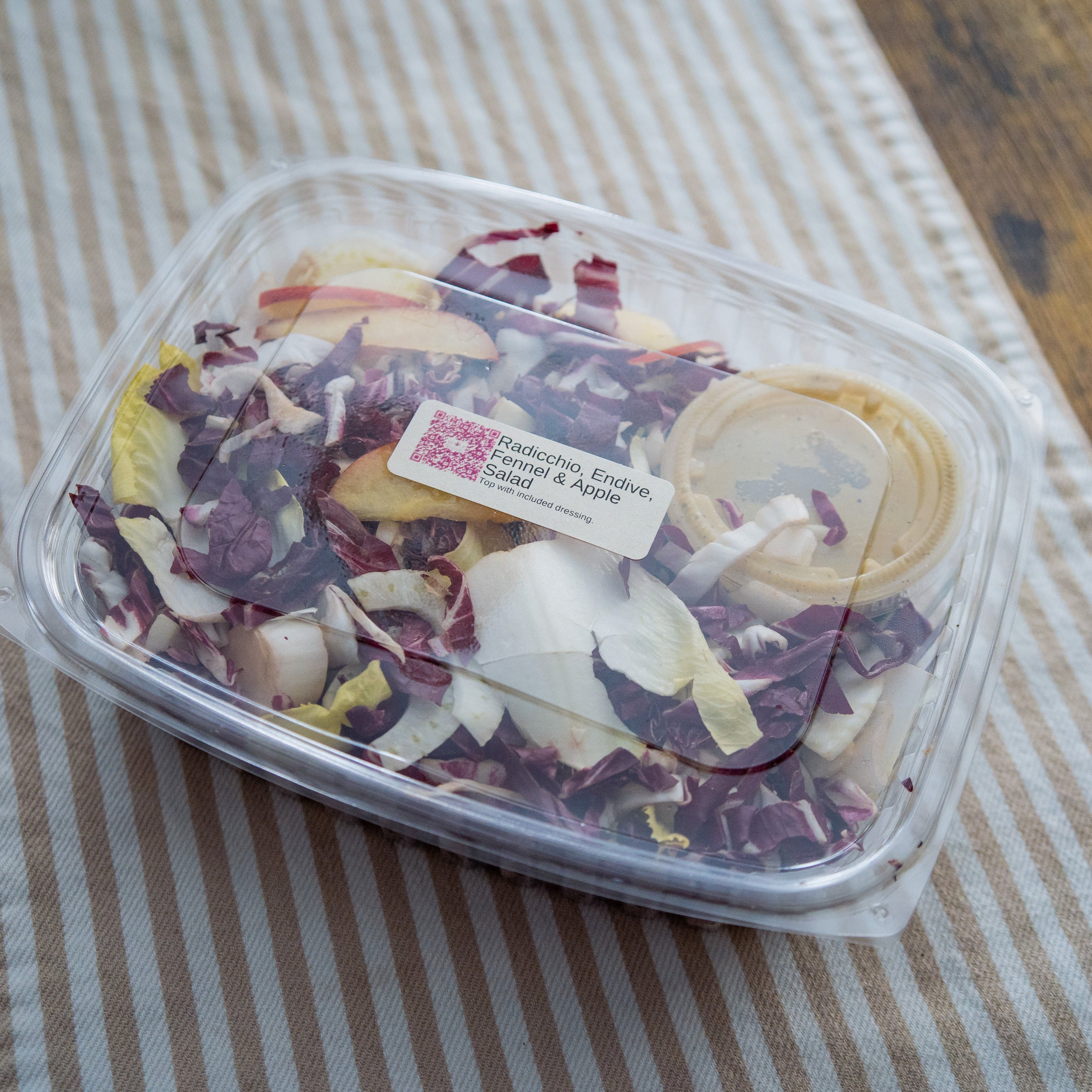 Radicchio, Endive, Fennel & Apple Salad w/Lemon-Herb Dressing - gf/df