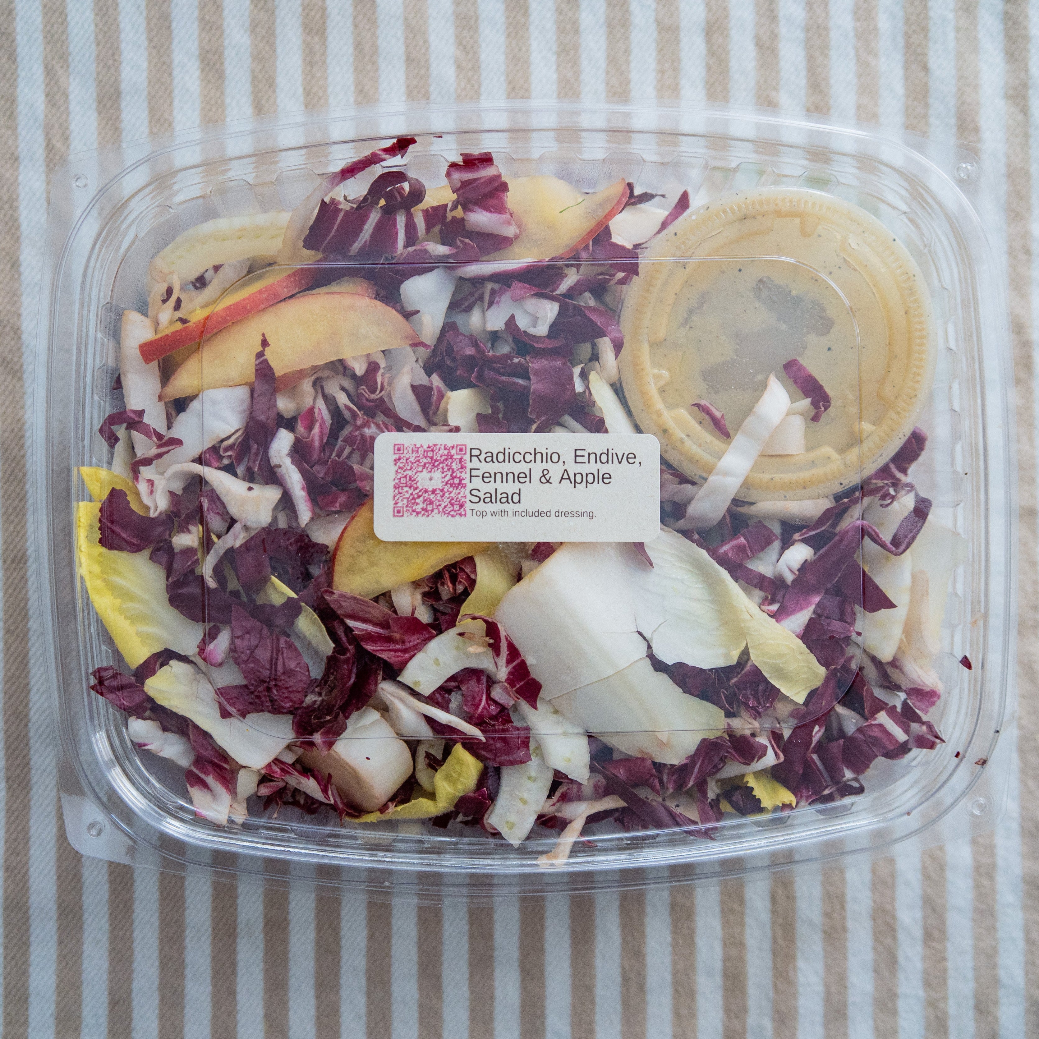 Radicchio, Endive, Fennel & Apple Salad w/Lemon-Herb Dressing - gf/df