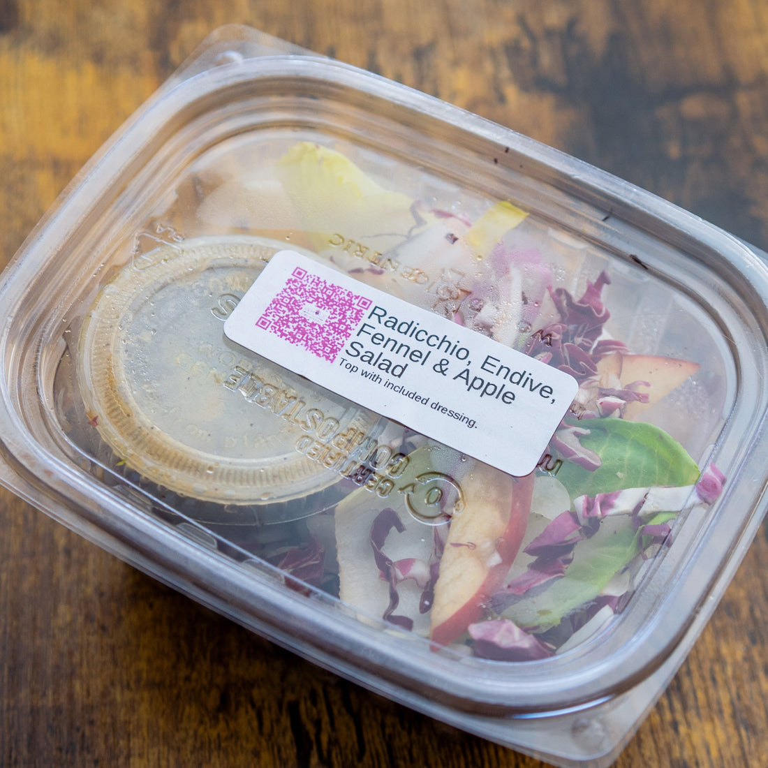 Radicchio, Endive, Fennel & Apple Salad w/Lemon-Herb Dressing - gf/df