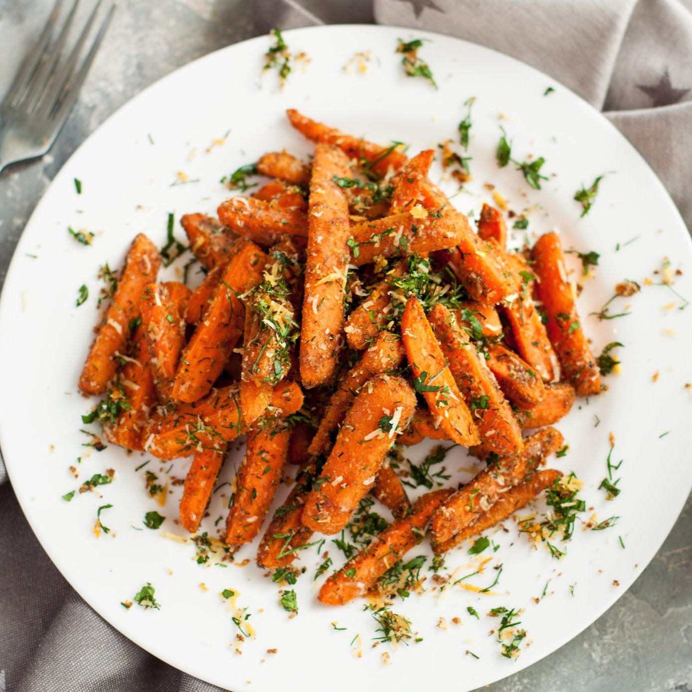 Roasted Rainbow Carrots w/Turmeric-Honey & Lime - gf/df