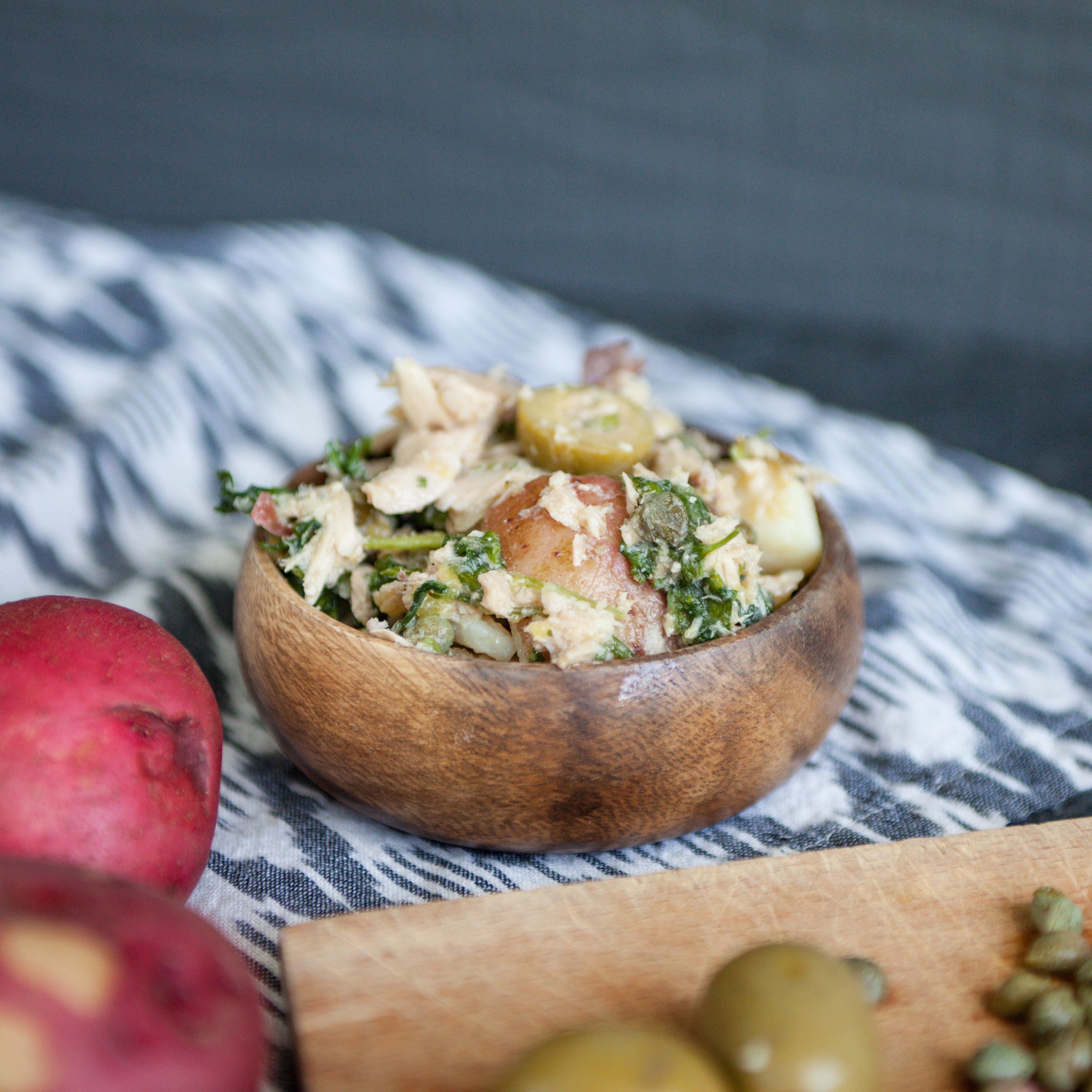 Tuna, Fingerling Potato & Arugula Salad