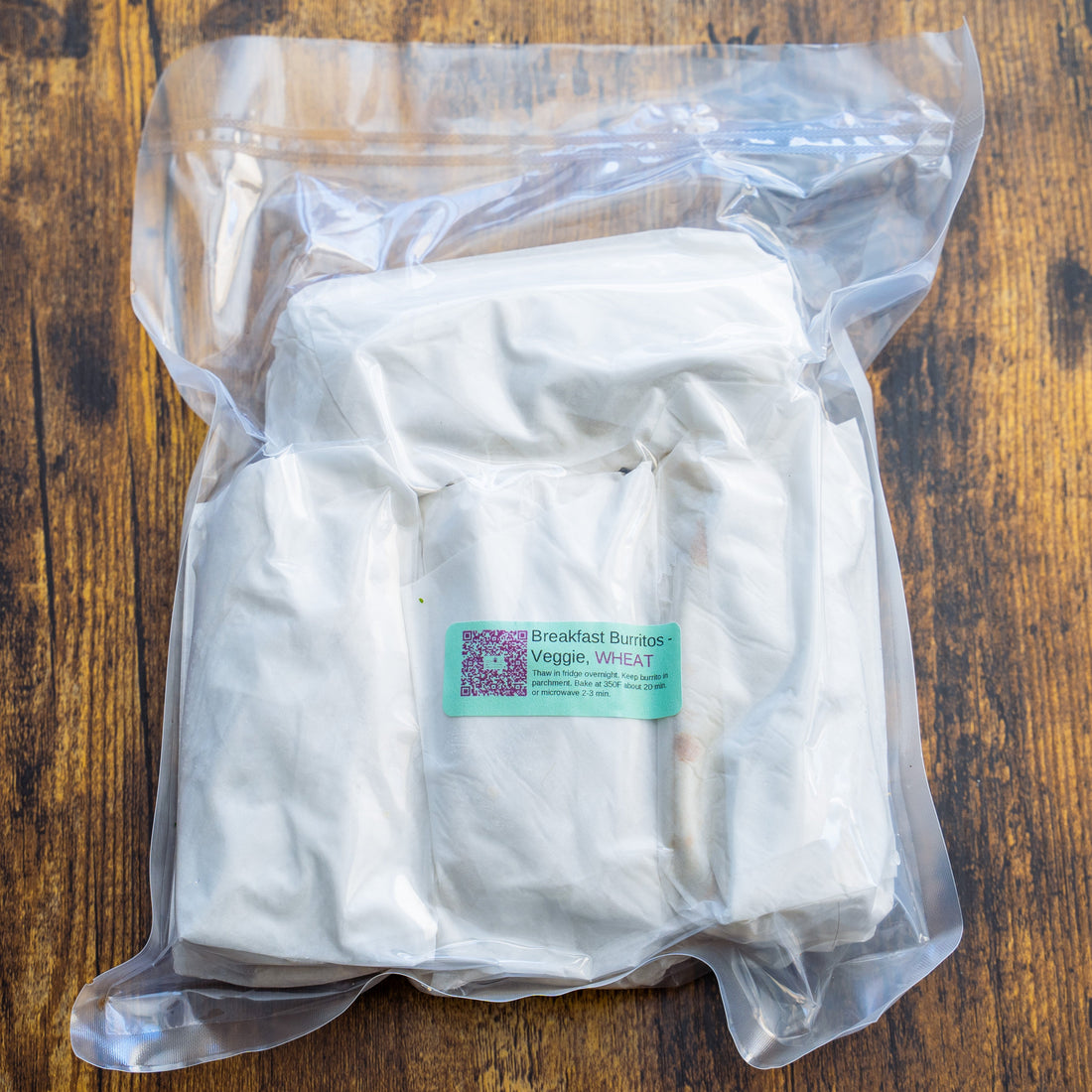 Frozen - Breakfast Burritos - Veggie, WHEAT