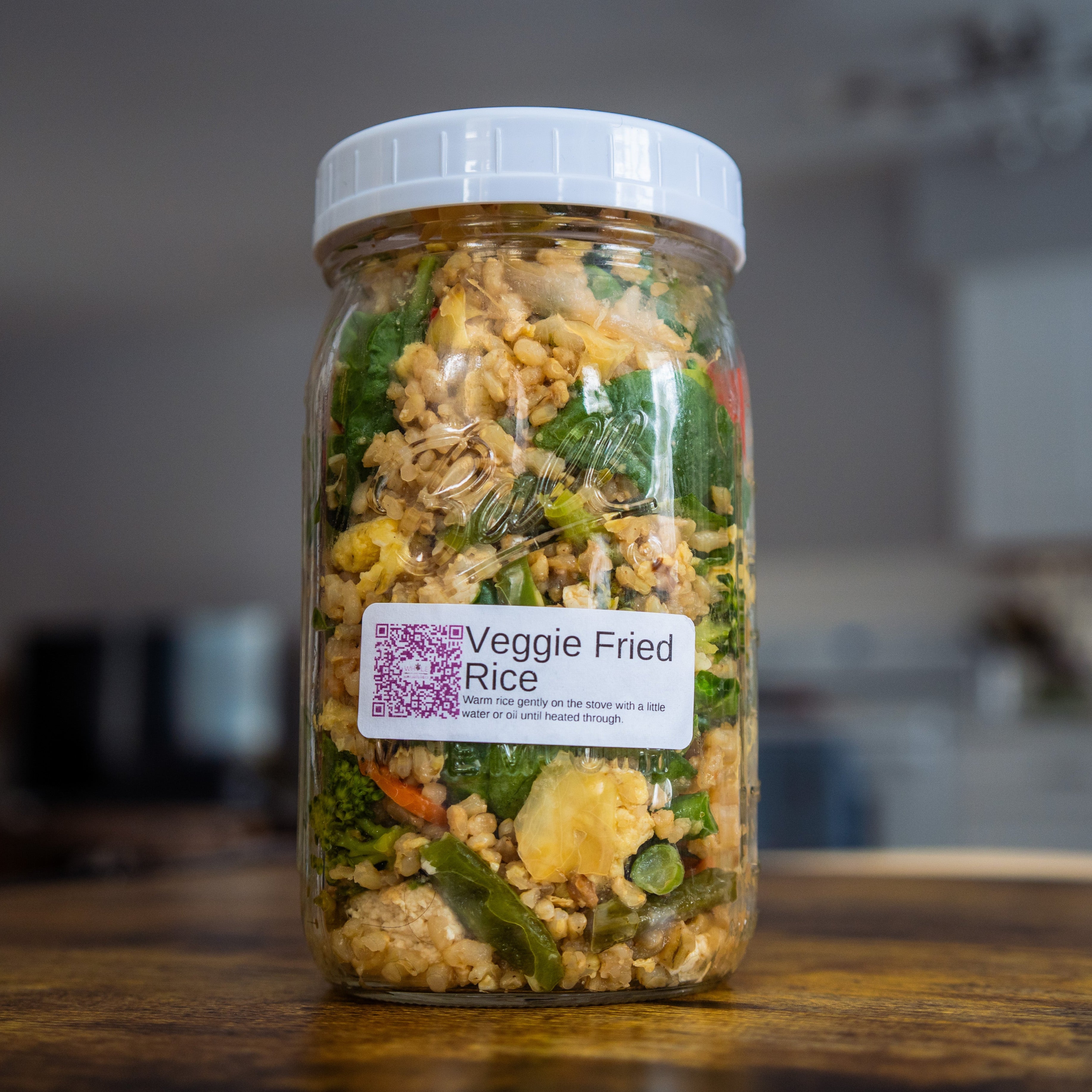 Veggie Fried Rice w/Baked Tofu