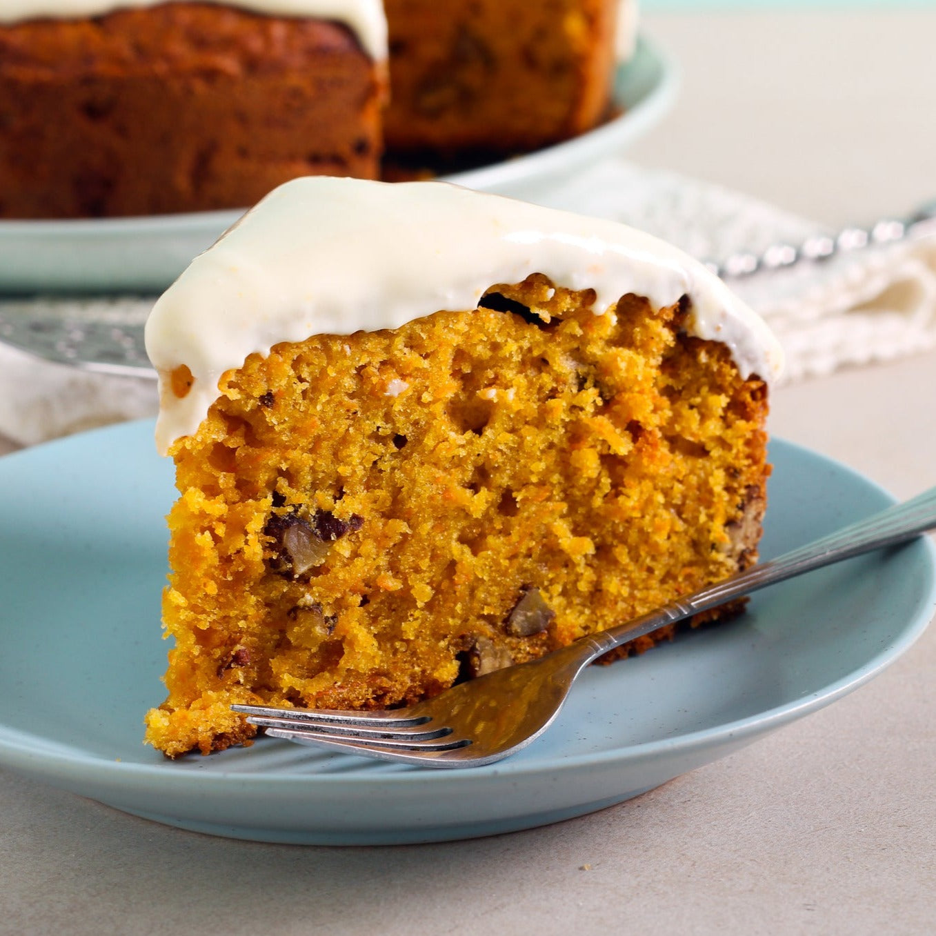 Pumpkin Cake w/Cream Cheese Icing