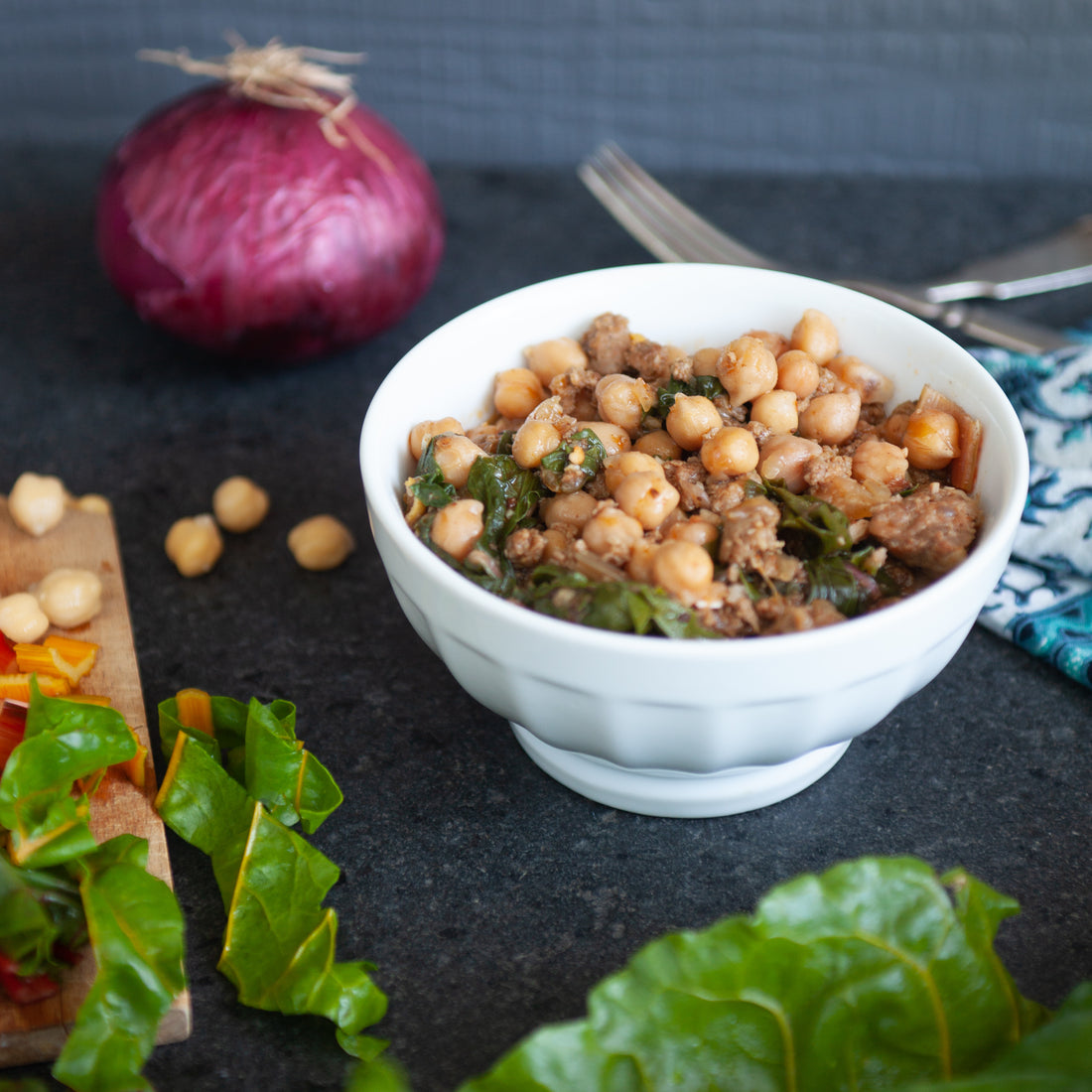Frozen - Pork Chorizo w/Chickpeas & Chard