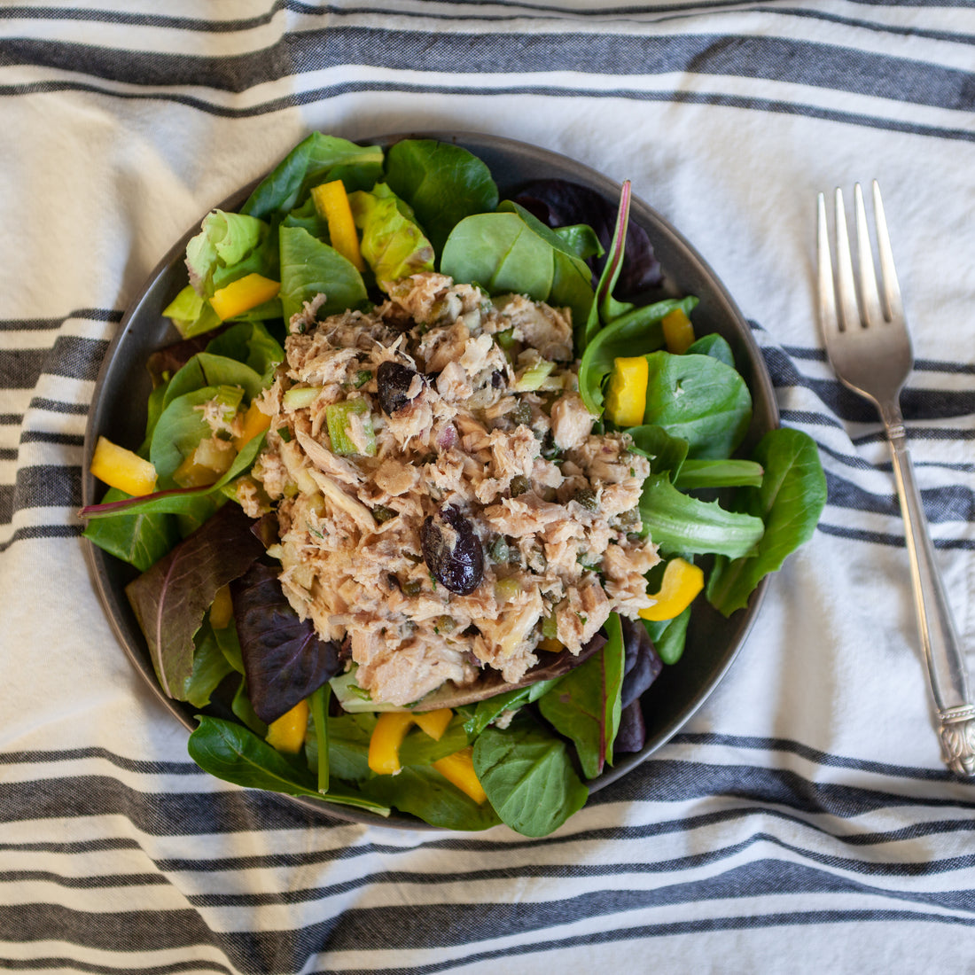 Greek Tuna Salad - mayo-free