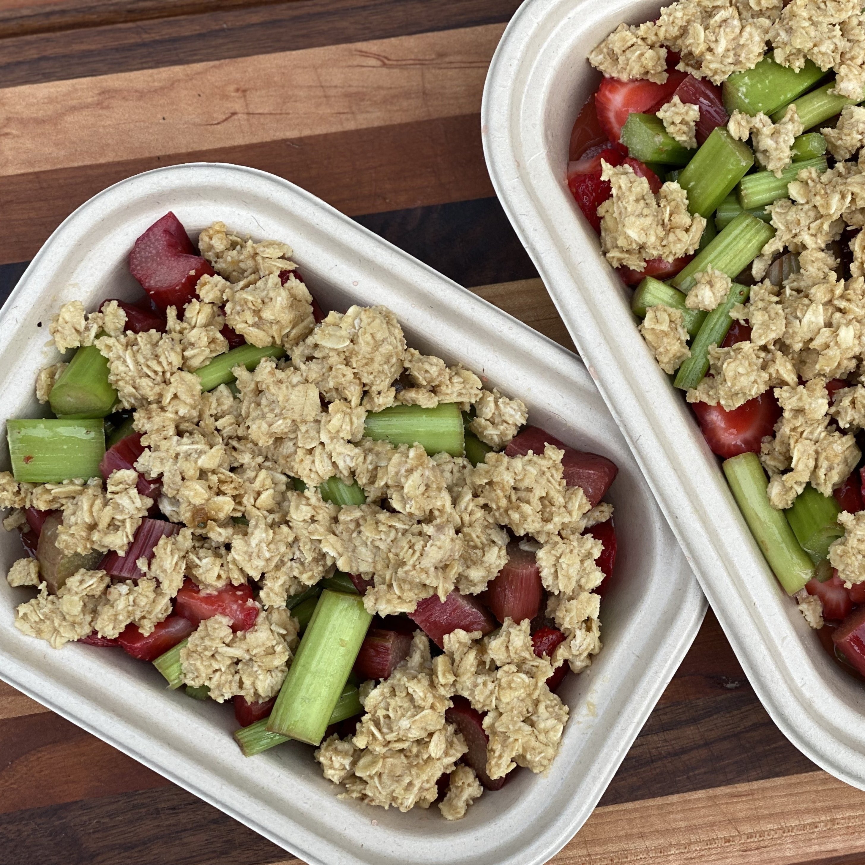 Rhubarb Strawberry Crumble* - Bake-at-Home