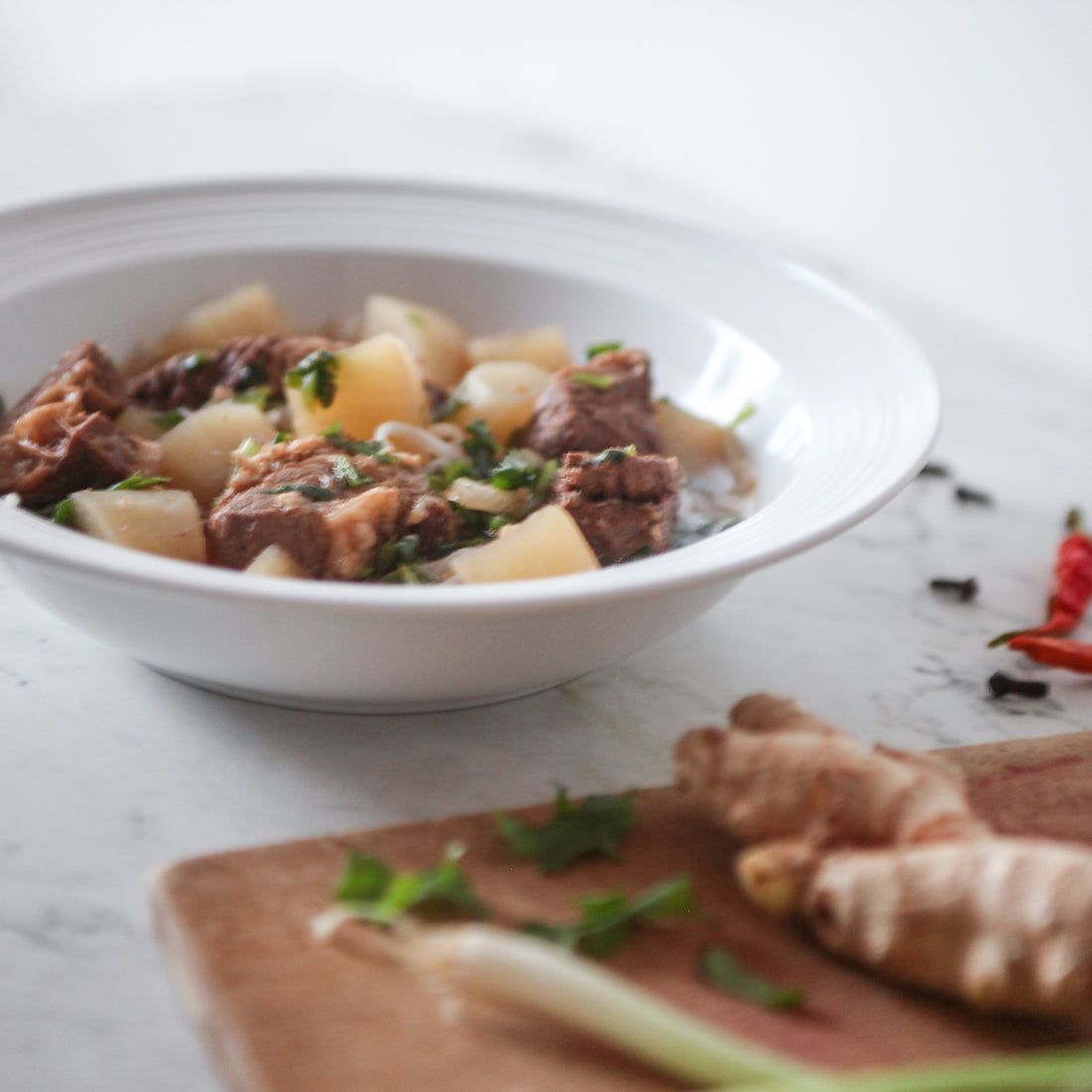 Szechuan Beef & Daikon Stew