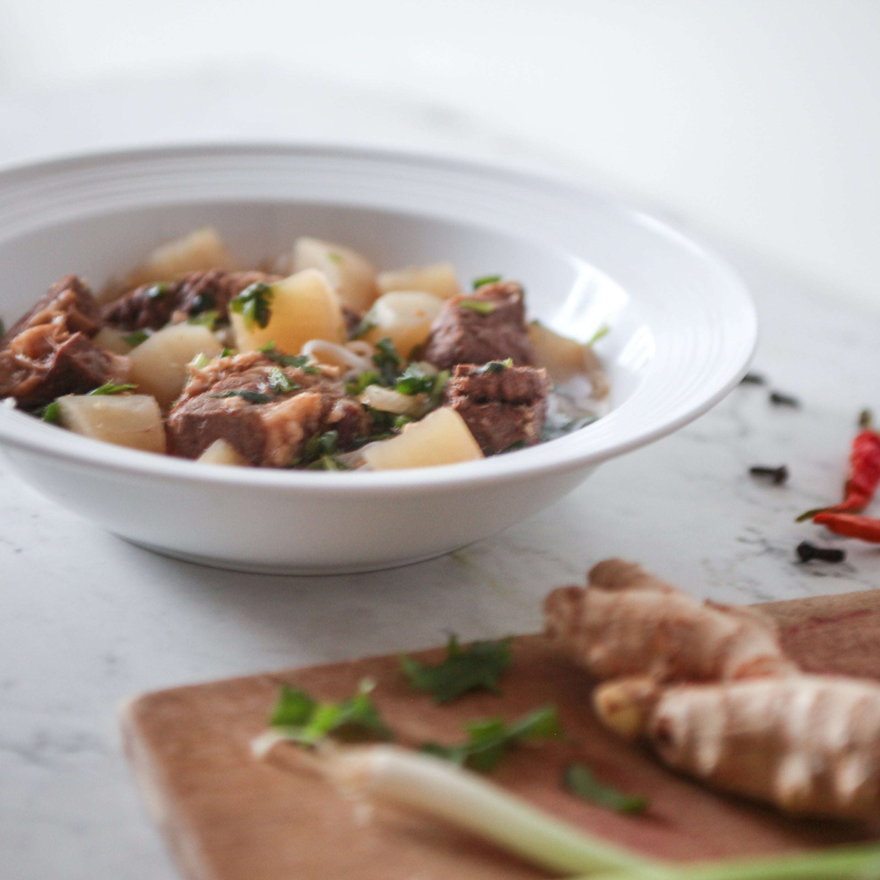 Szechuan Beef & Daikon Stew