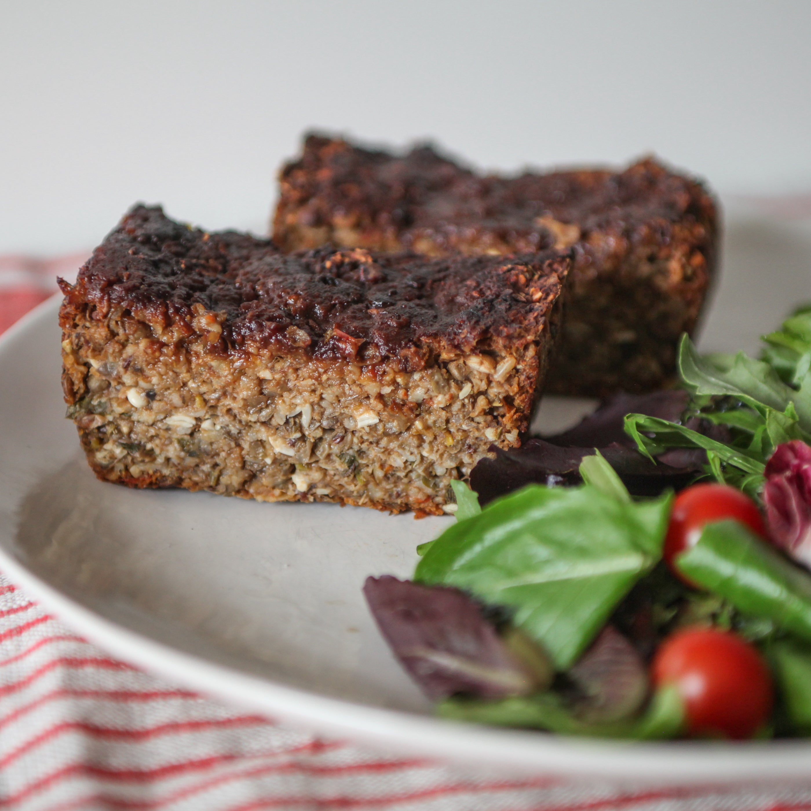 Frozen - MT Lentil & Mushroom Loaf w/Catsup Maple Glaze