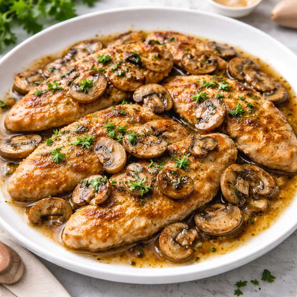 Chicken Scallopini Marsala