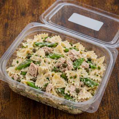 Summer Tuna &amp; Snap Pea Farfalle w/Capers, Chives and Lemon-Dijon Mayo