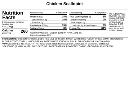 Frozen - Chicken Piccata