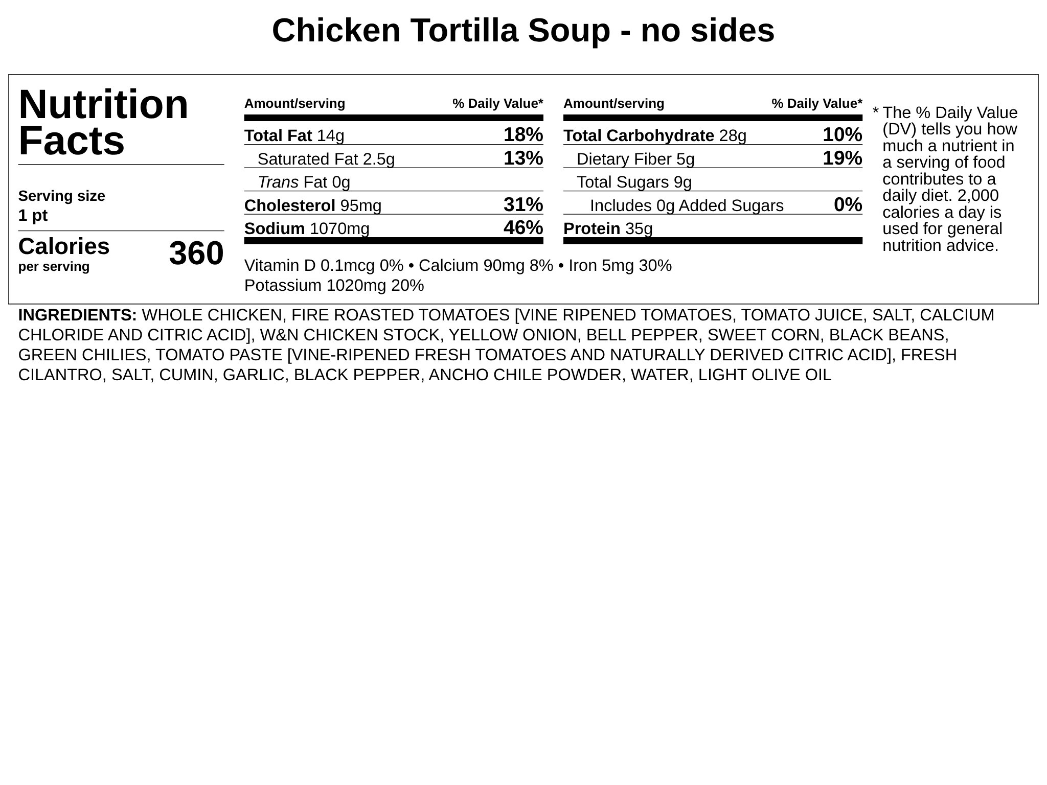 Chicken Tortilla Soup