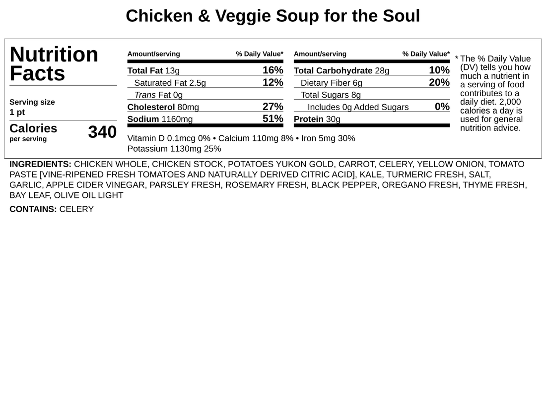 Frozen -  Chicken &amp; Veggie Soup for the Soul