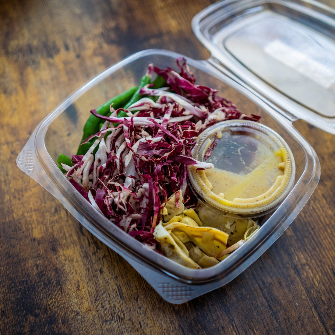 Green Bean, Artichoke & Radicchio Salad