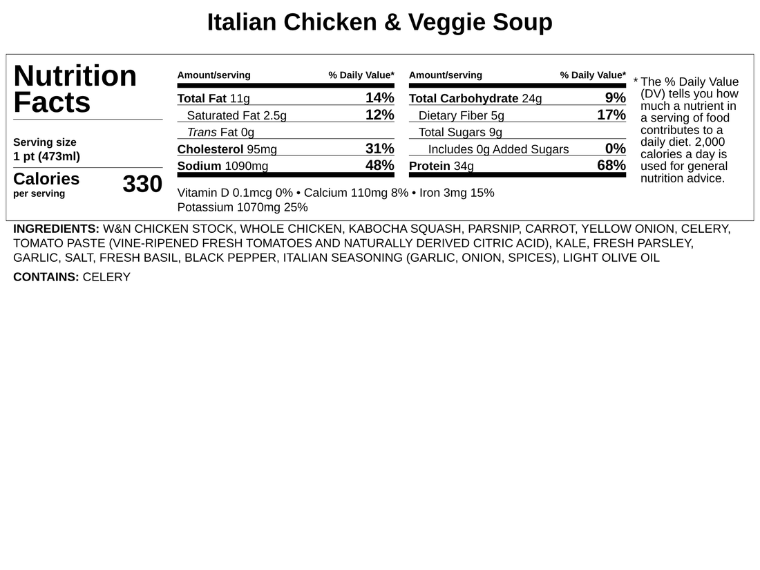 Italian Chicken &amp; Veggie Soup