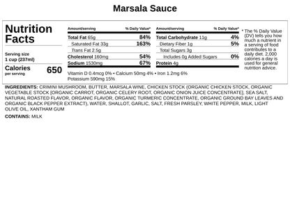 Chicken Scallopini Marsala