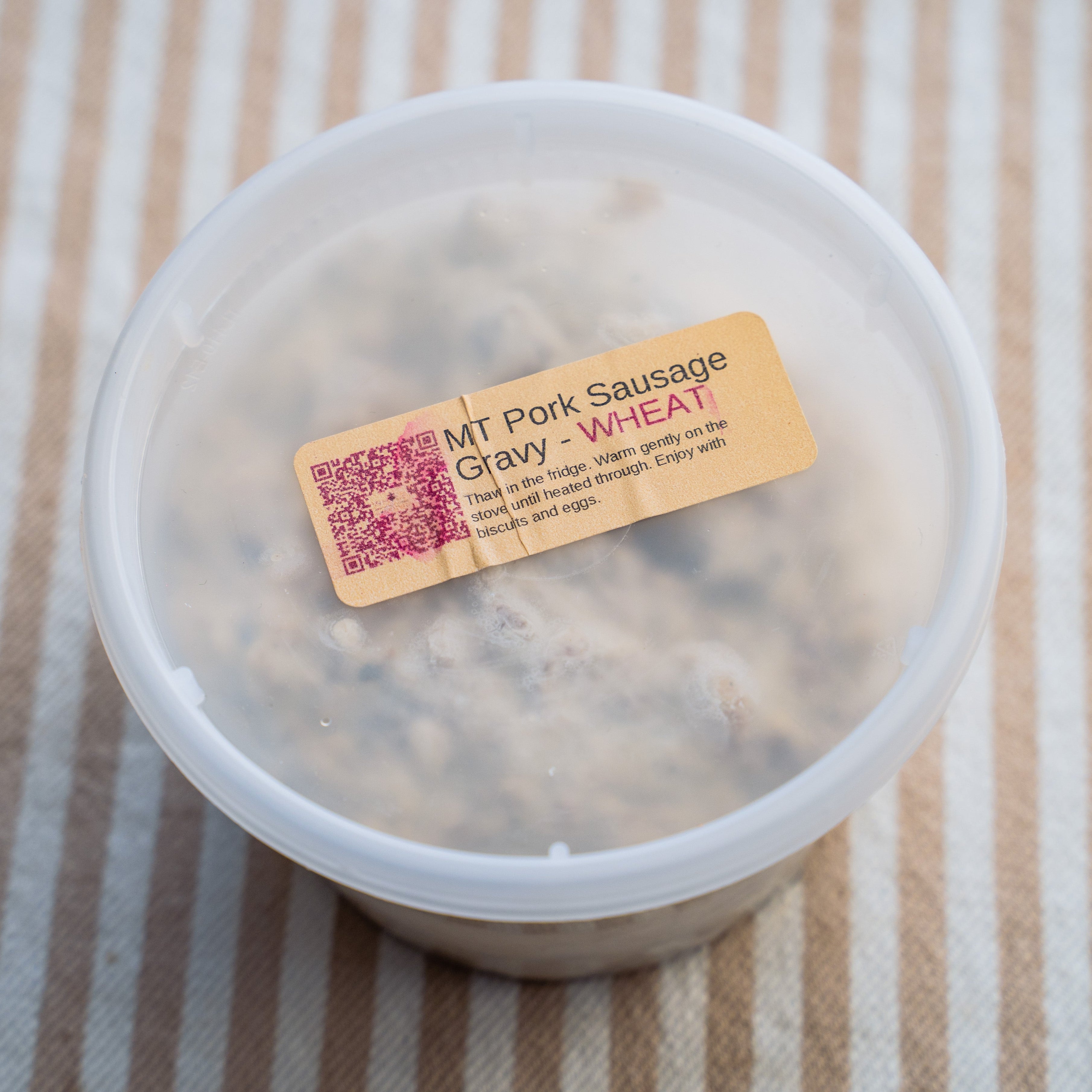 Frozen - MT Pork Sausage Gravy - WHEAT