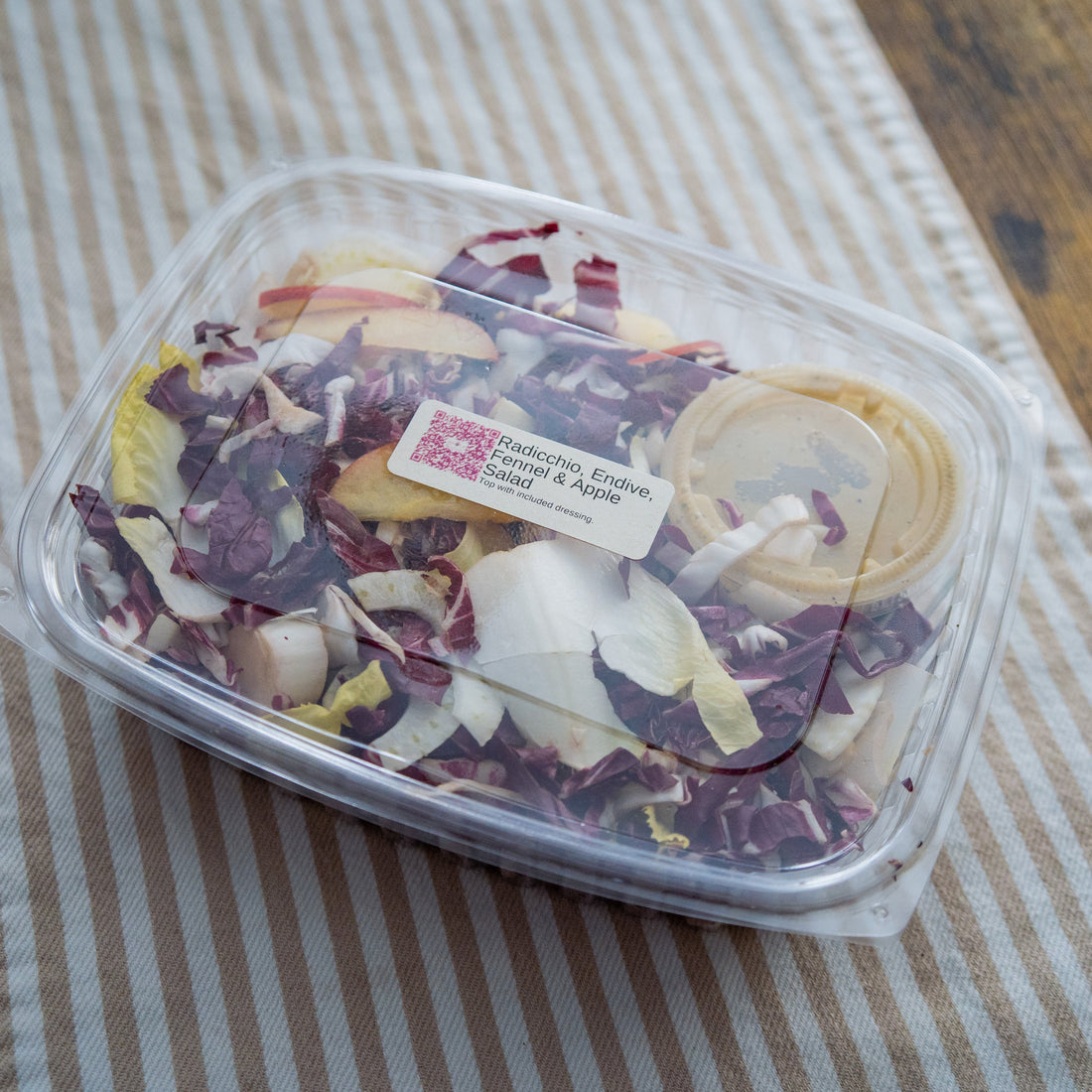 Radicchio, Endive, Fennel & Apple Salad w/Lemon-Herb Dressing - gf/df