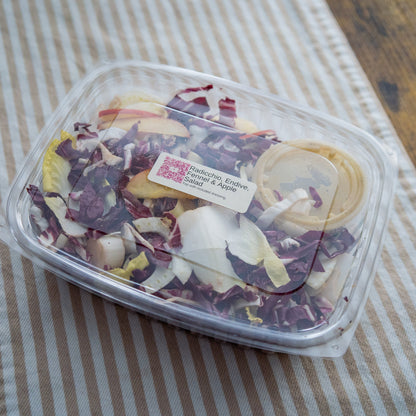 Radicchio, Endive, Fennel &amp; Apple Salad w/Lemon-Herb Dressing - gf/df