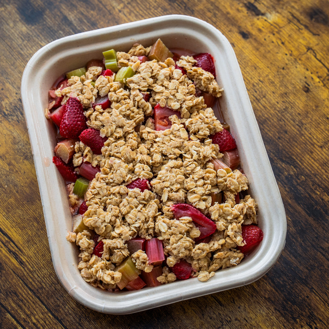 Frozen - Rhubarb Strawberry Crumble* - Bake-at-Home