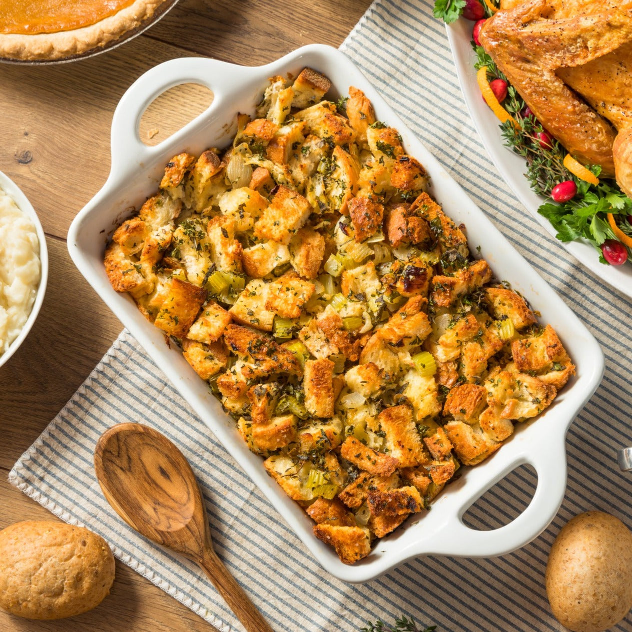 Herb-Filled Stuffing – Whole and Nourished