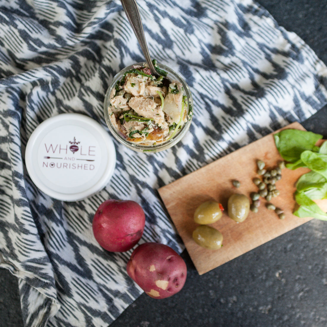 Tuna, Fingerling Potato &amp; Arugula Salad