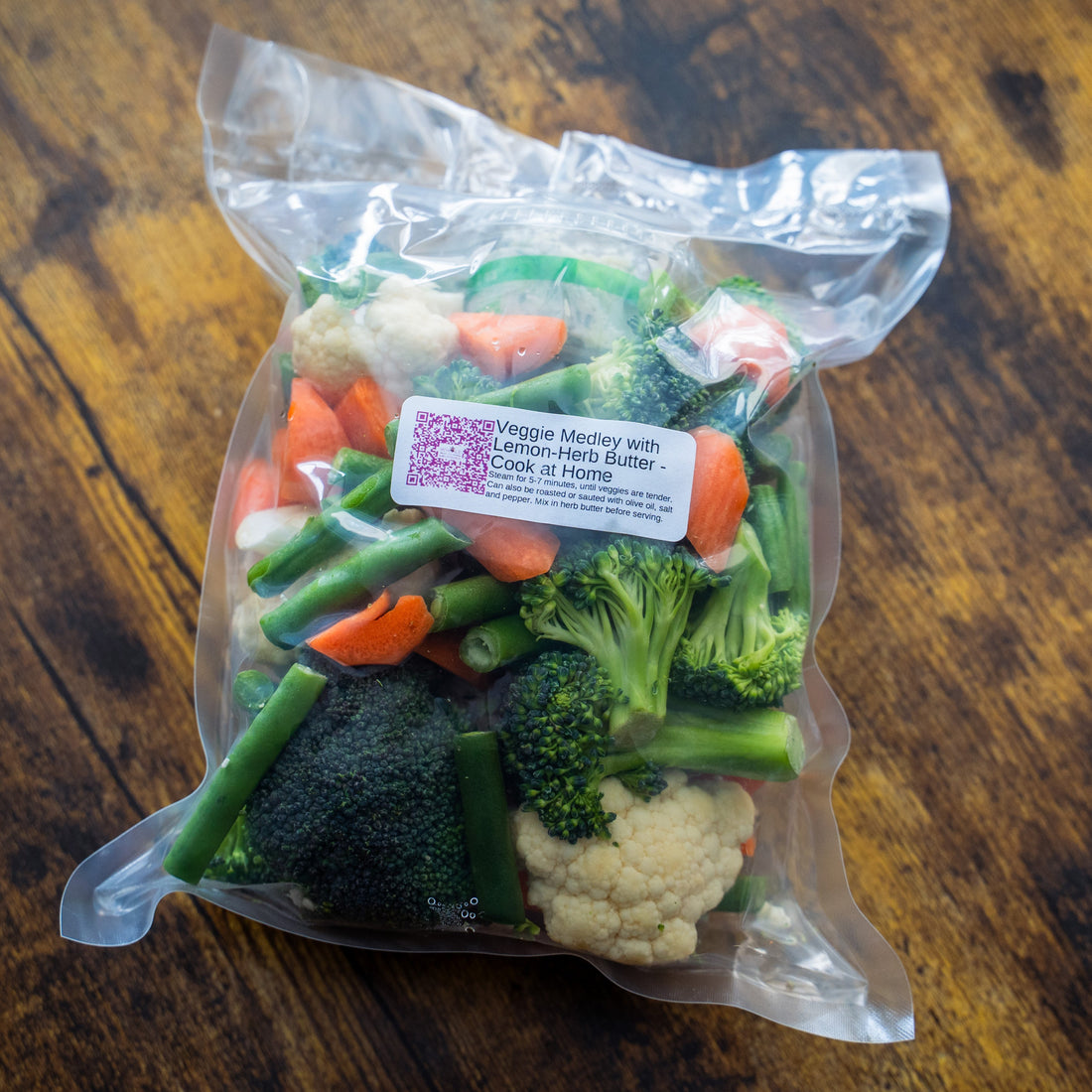 Veggie Medley w/ Lemon-Herb Butter - Cook at Home