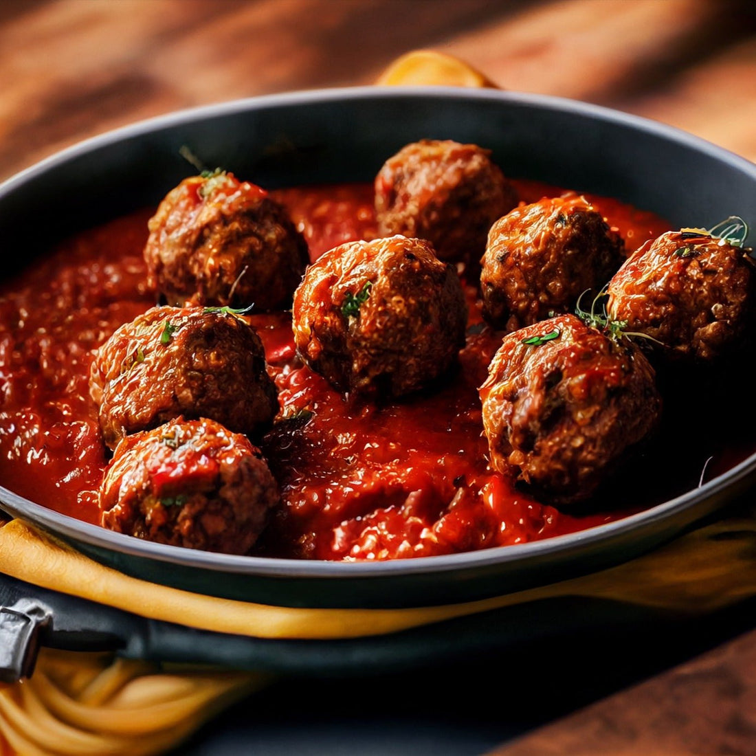 Frozen - Parmesan Spinach Balls in House-made Spaghetti Sauce