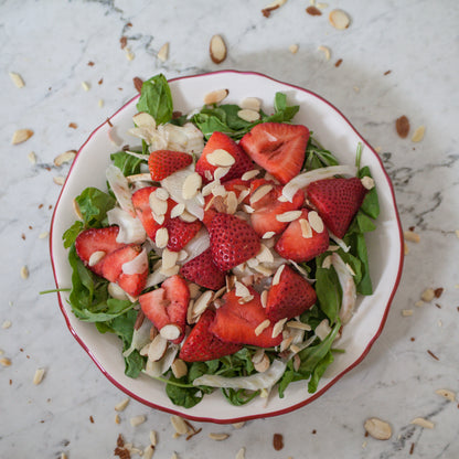 Greens &amp; Berries Salad w/Spicy Maple Sunflower Seeds &amp; Balsamic Dressing