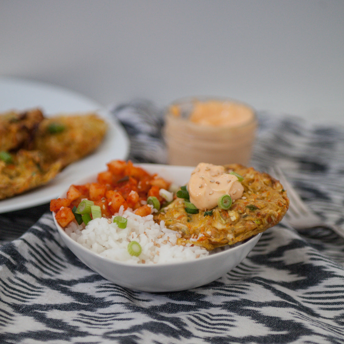 Cabbage Patties w/Sriracha Mayo