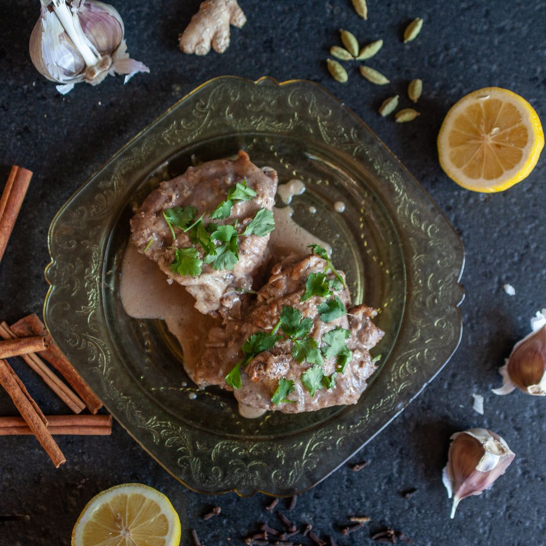 Indian Coconut Chicken Thighs