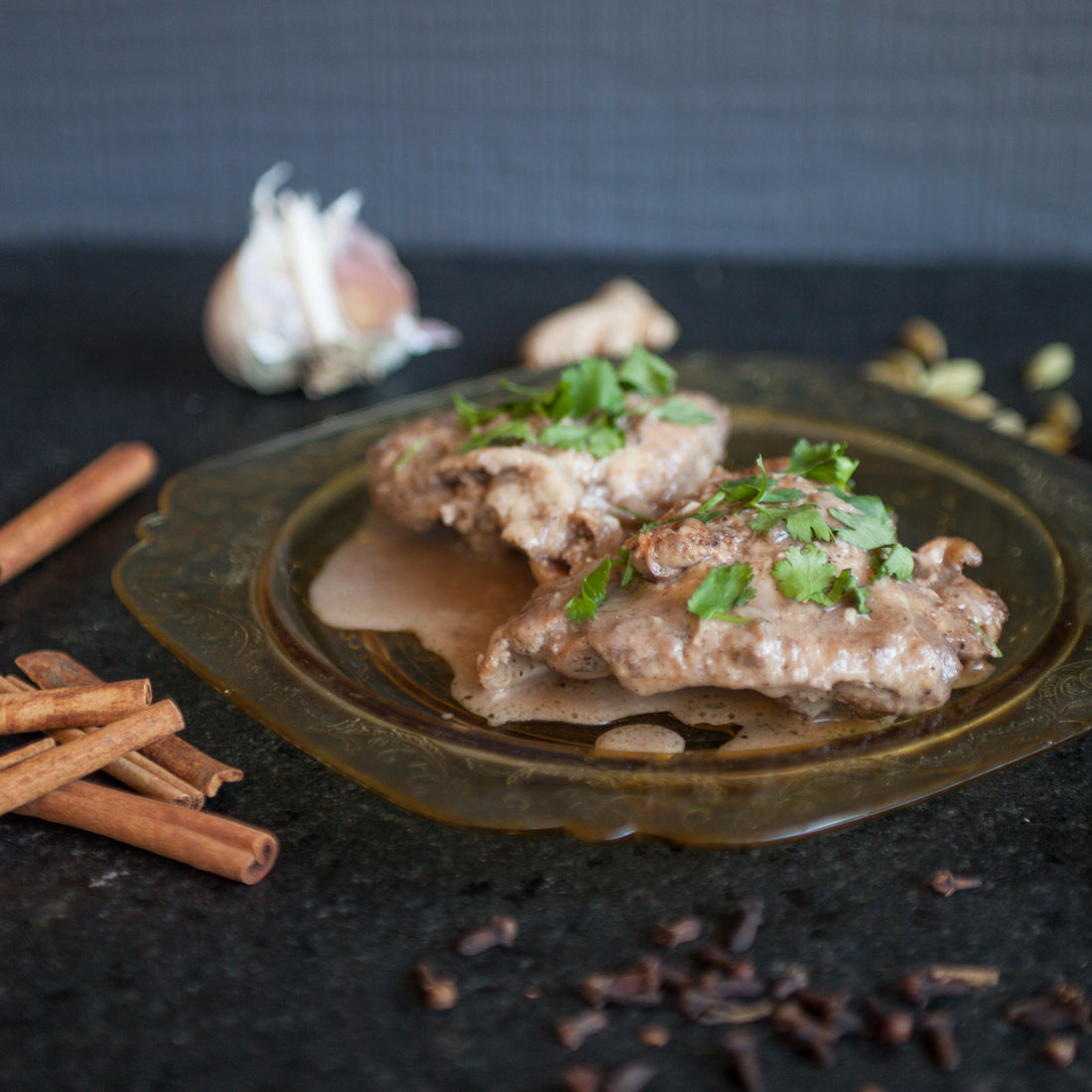 Indian Coconut Chicken Thighs