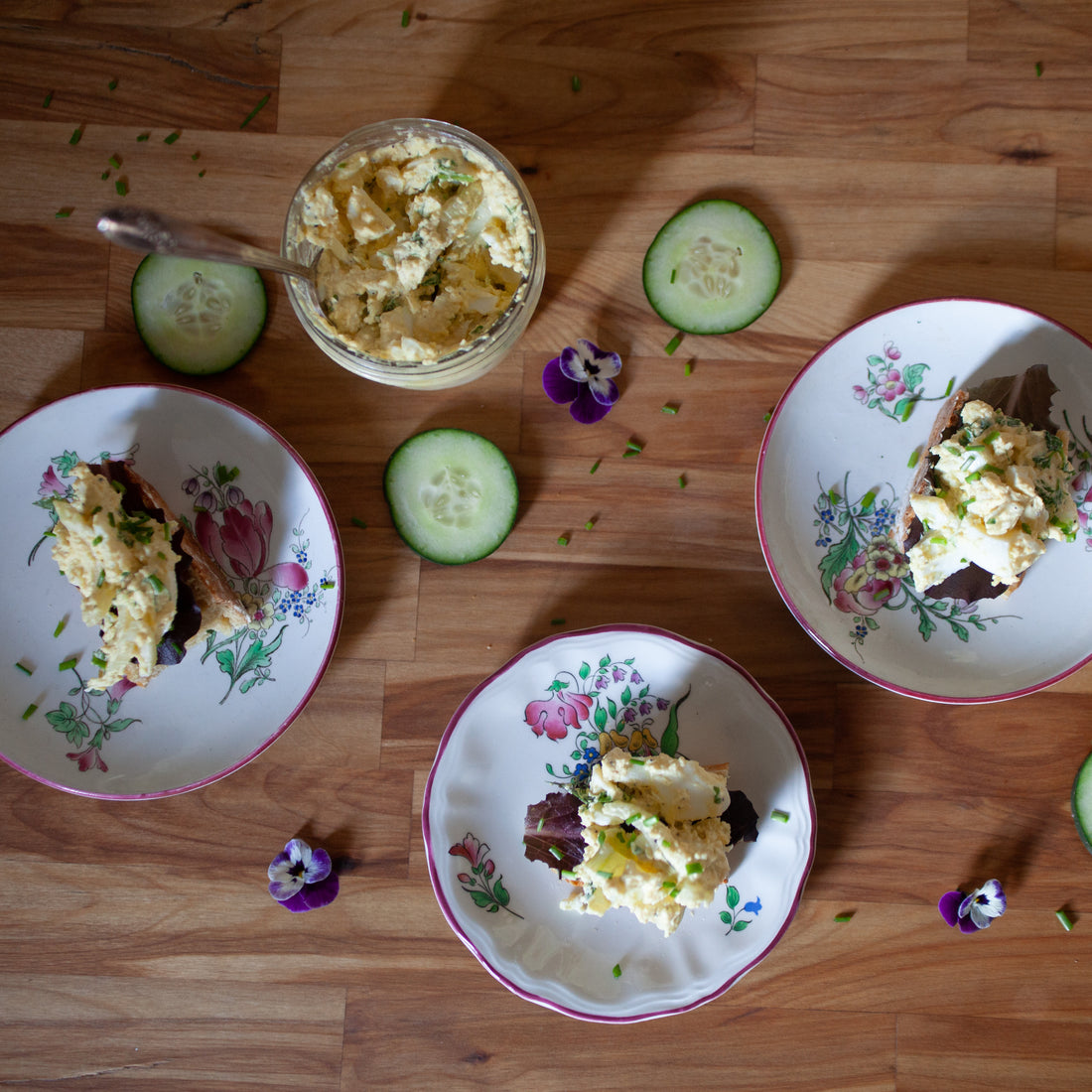 Lemony Egg Salad w/Fennel, Parsley &amp; House-made Mayo