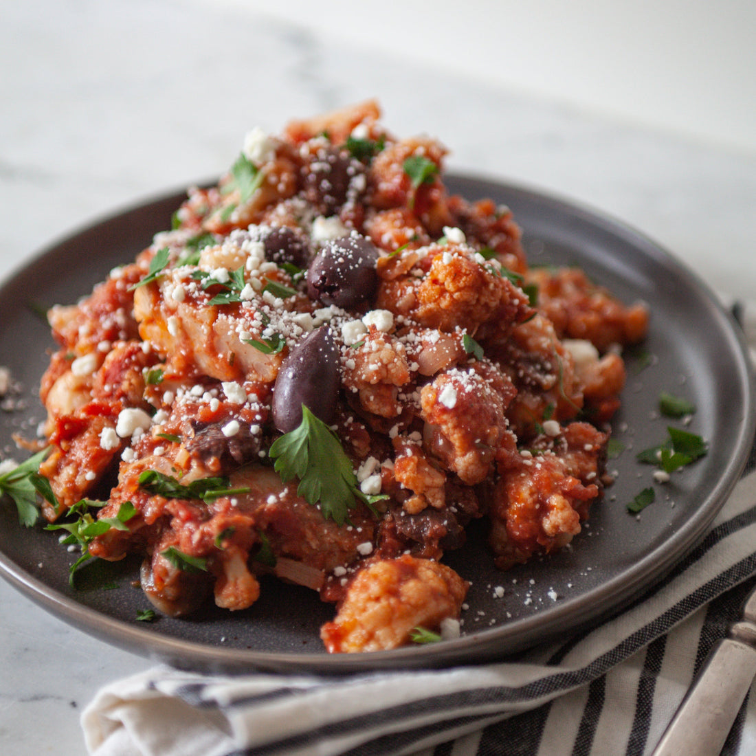 Frozen - Greek Chicken Stew w/Cauliflower &amp; Olives