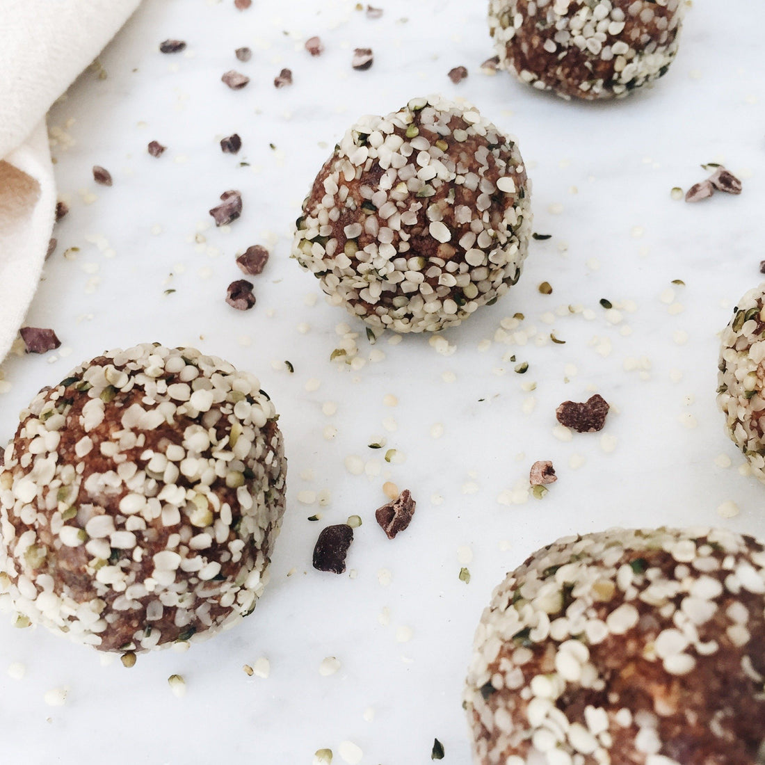 Sunflower-Coconut-Sesame Treats - 5 balls