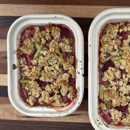 Frozen - Rhubarb Strawberry Crumble* - Bake-at-Home