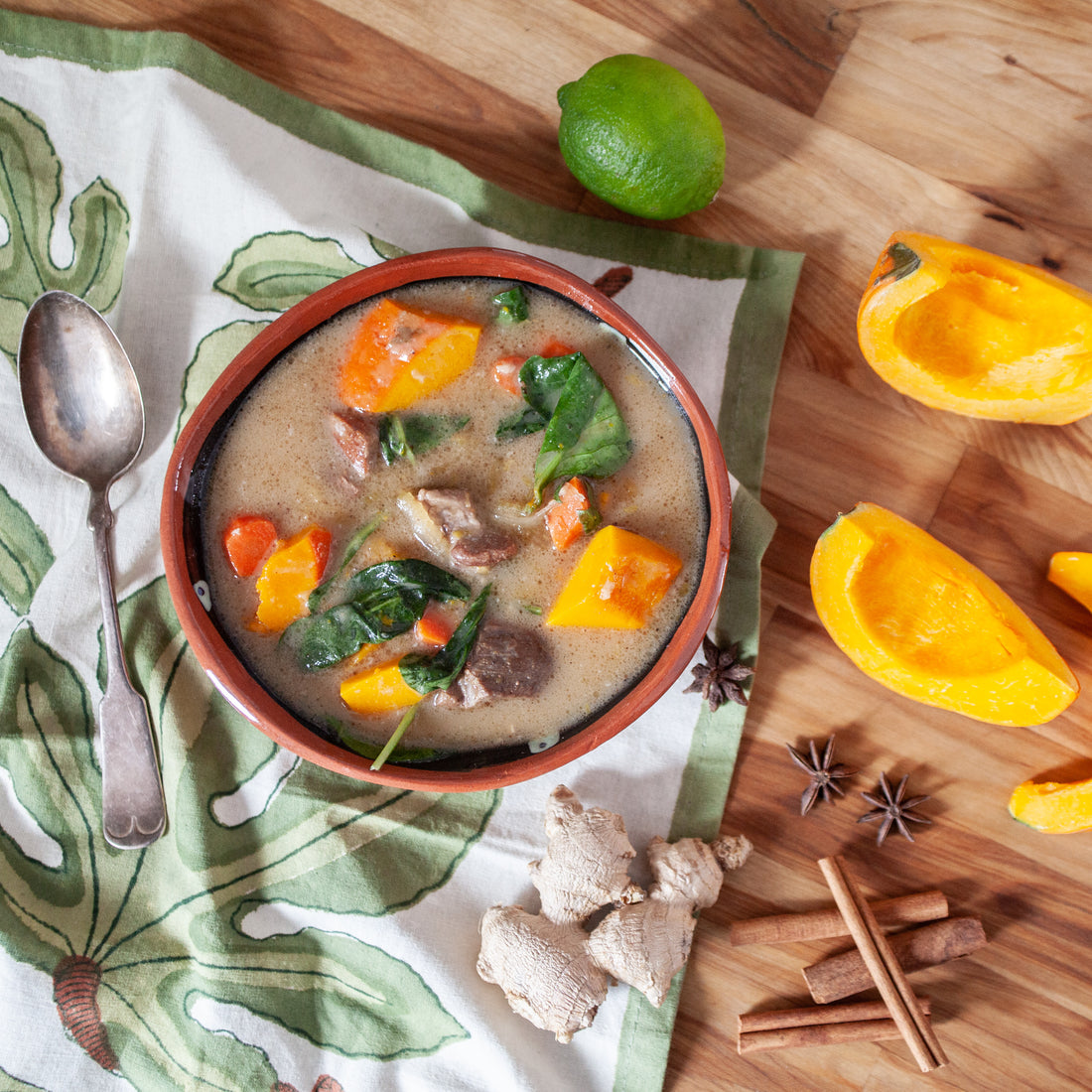 Squash, Apple &amp; Pork Stew