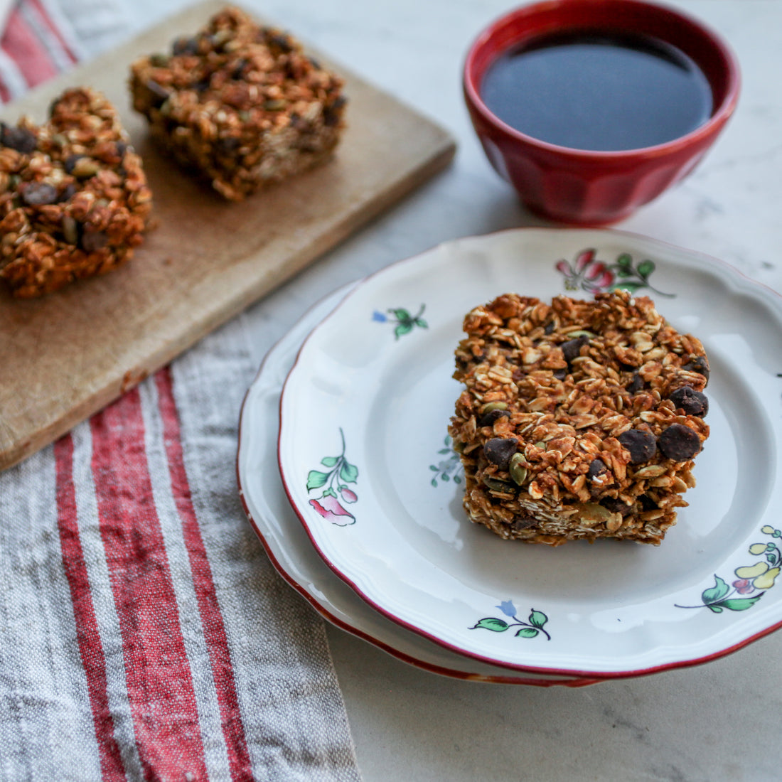 Pumpkin Chocolate Chip Granola Bars
