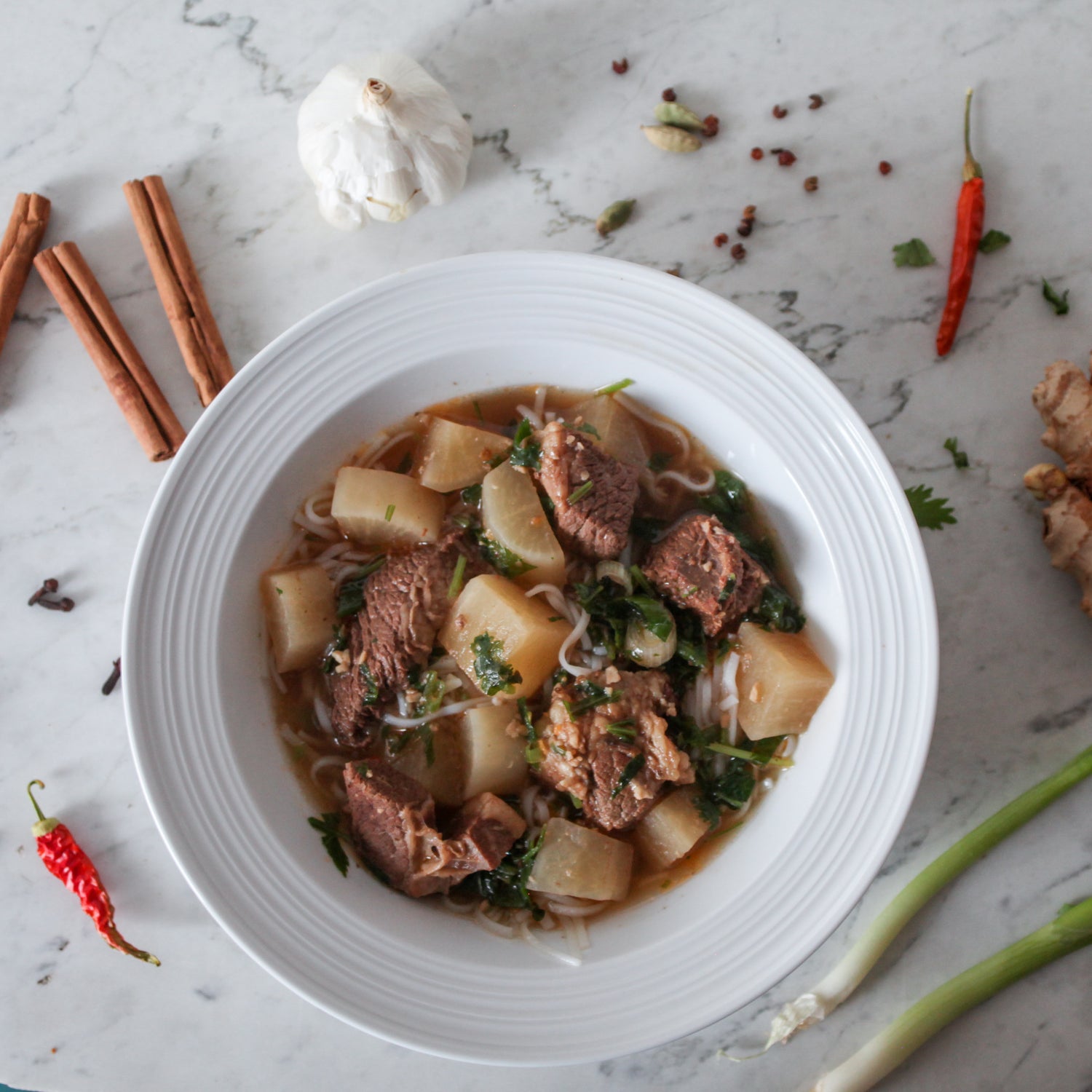 Szechuan Beef &amp; Daikon Stew