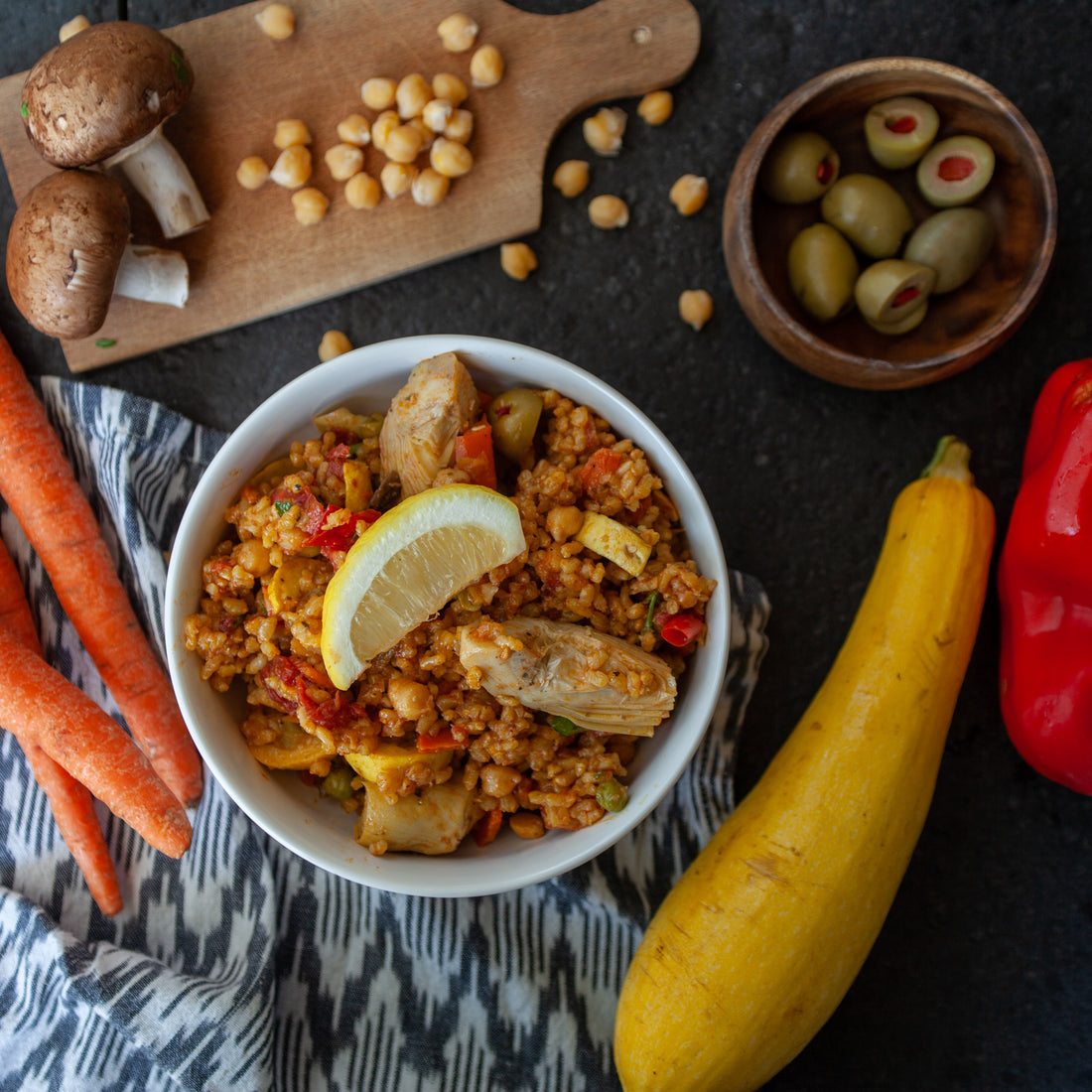 Spring Veggie Paella