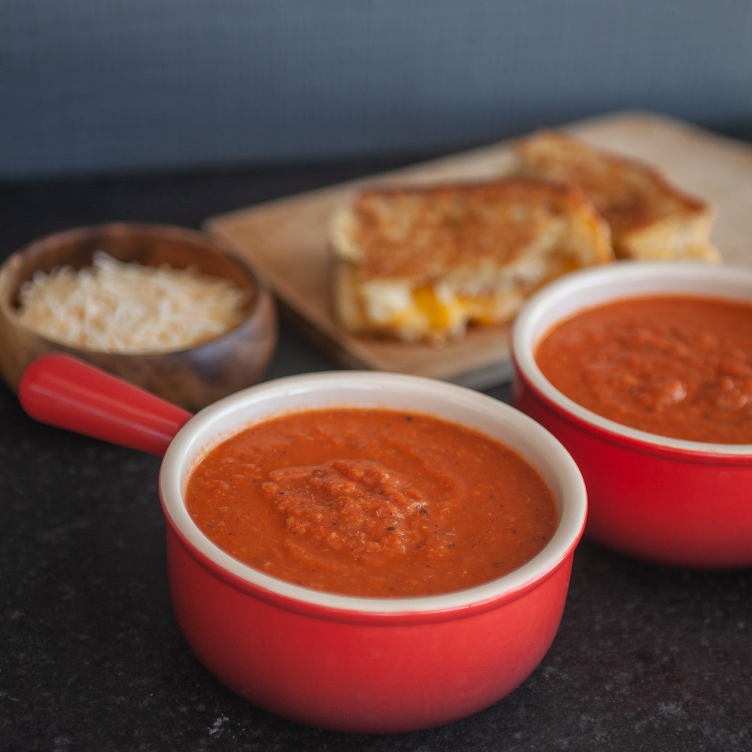 Roasted Red Pepper &amp; Tomato Soup